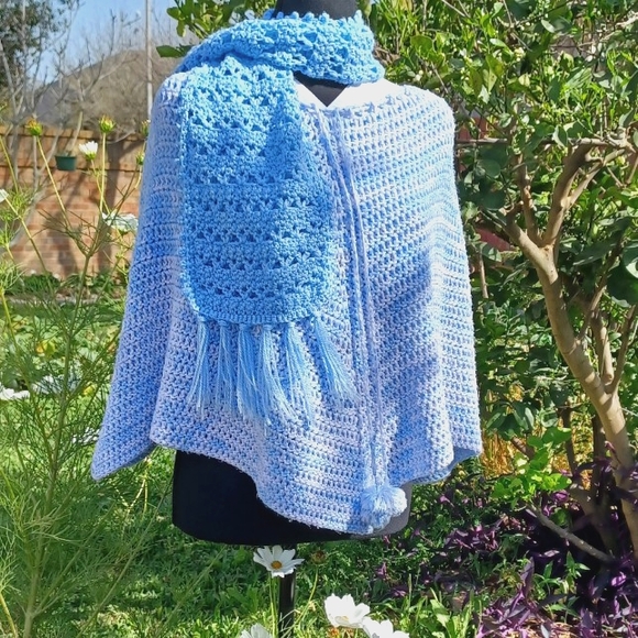 Poncho/shawl only - Bundle2Save - Handmade, NWOT - Picture 2 of 14